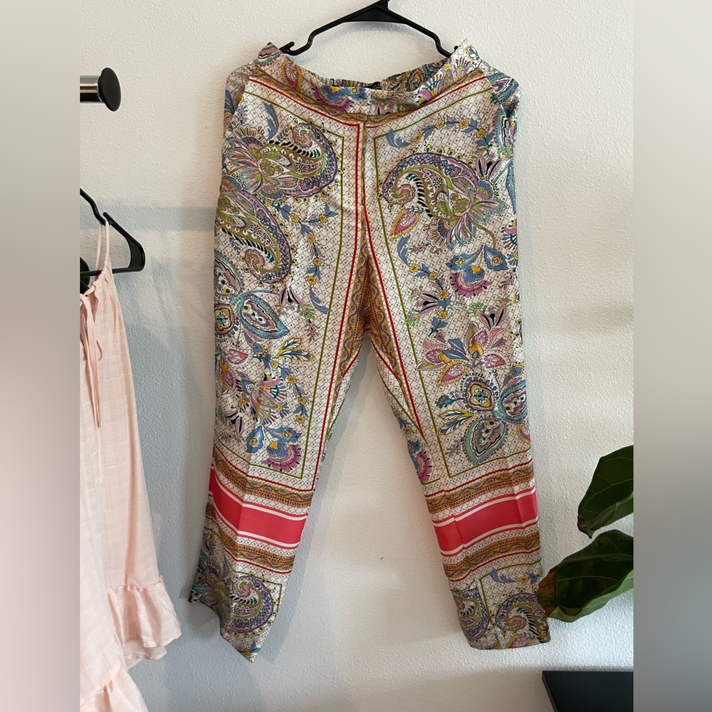 New Zara print pants